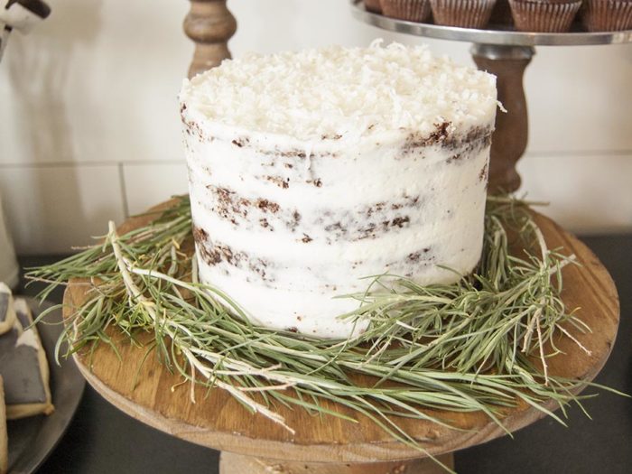 Chocolate Coconut Almond Cake