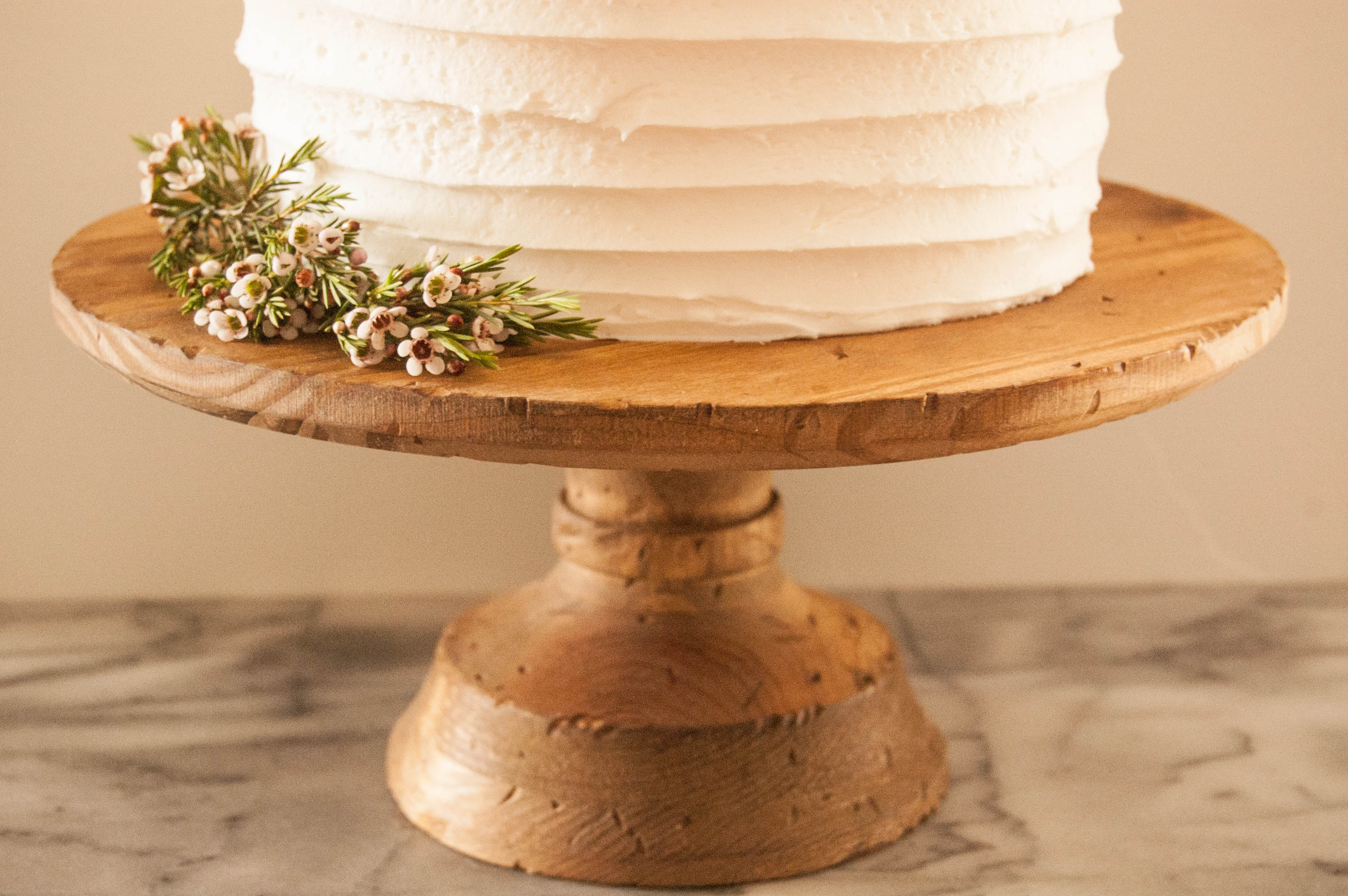 Stained Wood Cake Stand One Sweet Slice Stained Wood Cake Stand